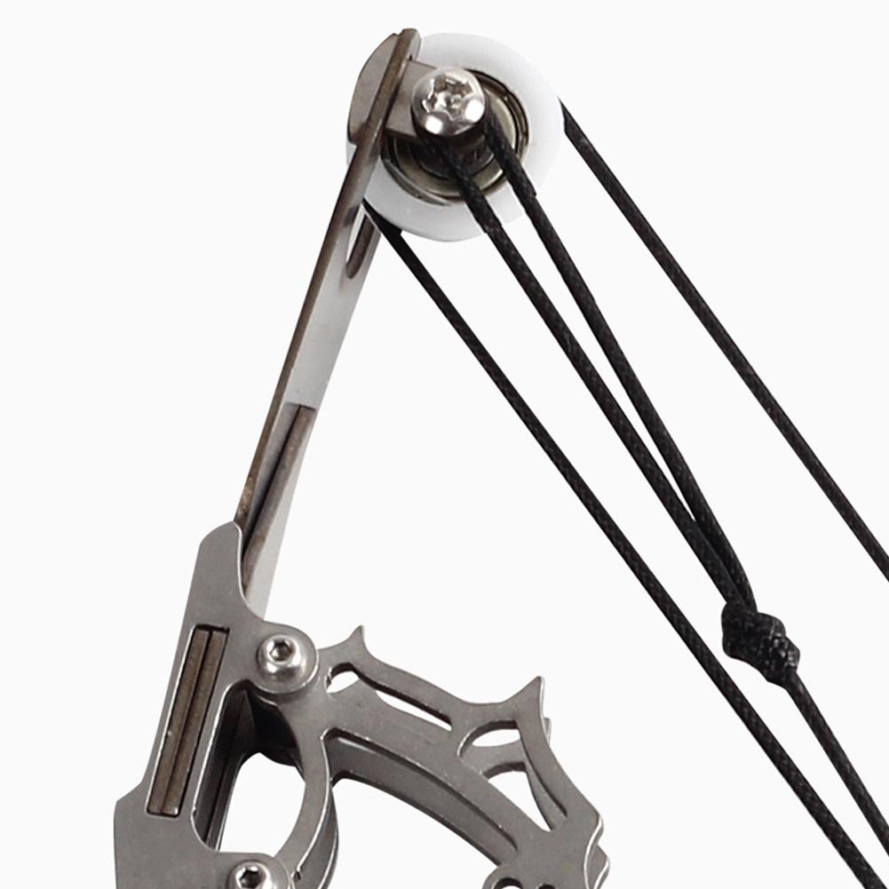 Mini łucznictwo zabawka ze stali nierdzewnej pasujący łuk zabawka dekompresyjna kryty odkryty łucznictwo akcesoria do ćwiczeń