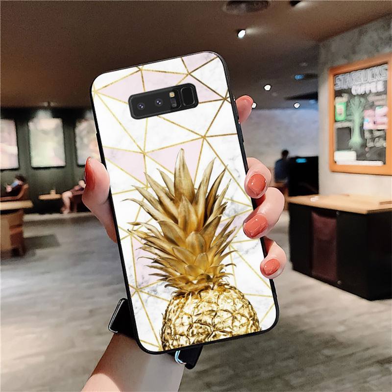 YNDFCNB Art Biały Czarny Różowy marmur Etui na telefon dla Samsung Note 3 4 5 7 8 9 10 20 pro lite ultra Oppo A9 2020