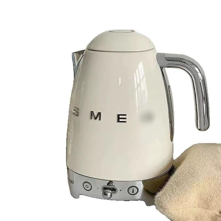 Retro Stainless Steel Electric Kettle SM-EG, 1.7L, with Temperature Control (Model: KLF04)