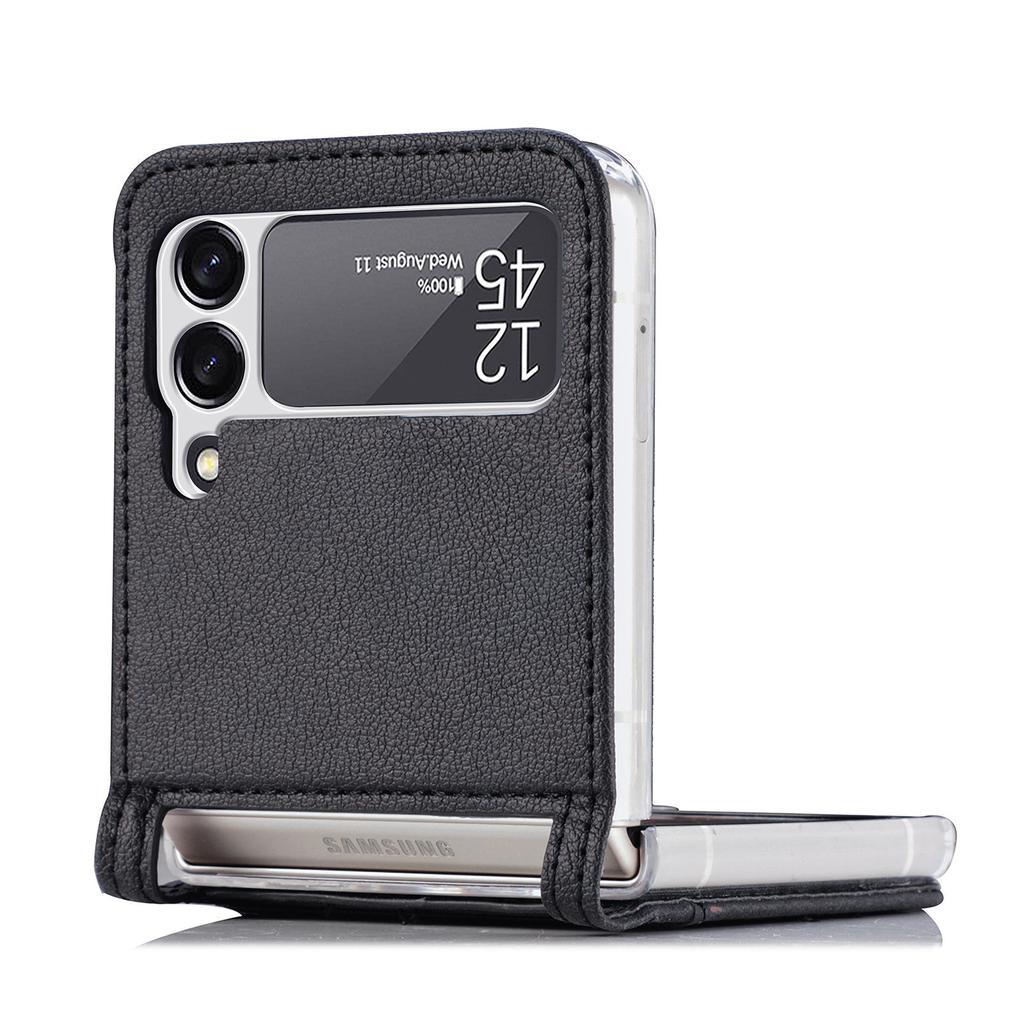 Suitable for Samsung Galaxy Z Flip7 Folding Mobile Phone Case Zflip6 5 4-piece Multi Function Card Case