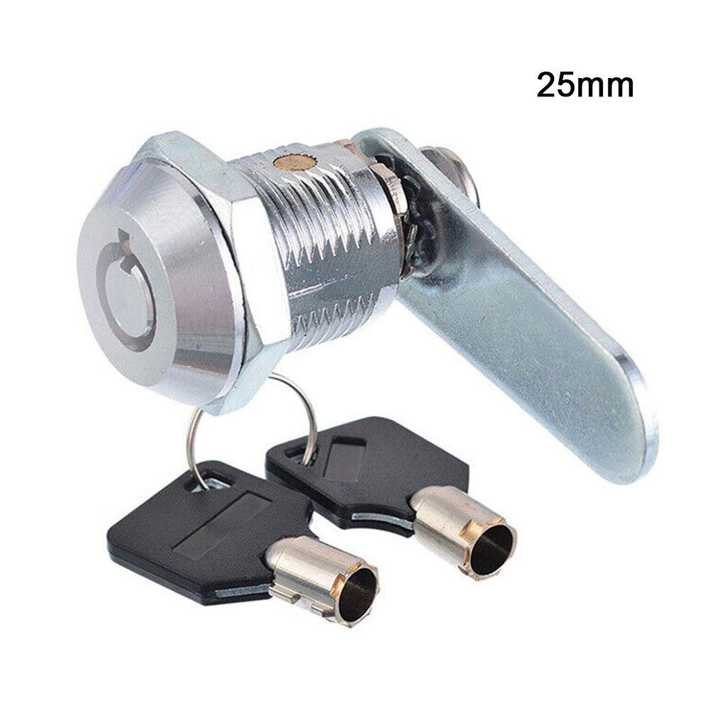 Cam Lock Drawer Cabinet Mail Box Lock 16-30mm Drawer Lock Zinc Alloy Cupboard Tongue Lock With 2 Key Furniture Hardware