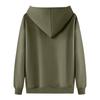 Women's Hoodies & Sweatshirts - Fashionable Women Solid Color Hooded Sweatshirt Long Sleeve Pullover