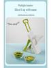 Multifunctional Vegetable Cutter & Slicer - Kitchen Shredder & Potato Julienne Tool
