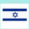 High-quality 90*150cm Israel Flag Polyester Fabric Blue And White