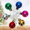 12 stuks Kerstballen Hangend Ornament 3 cm Diameter Gekleurde Ballen Feestlocatie Sfeer Decoratie Accessoires Kerstboom Hanger Kerst Winkelcentrum