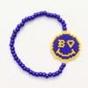 BONBEAU Delika Smile Charm Banding Bracelet Delika Bead Smile Charm Banding Bracelet