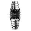 Men's Steel Strap Watch Square Men's Watch Business Waterproof Calendar Quartz Watch