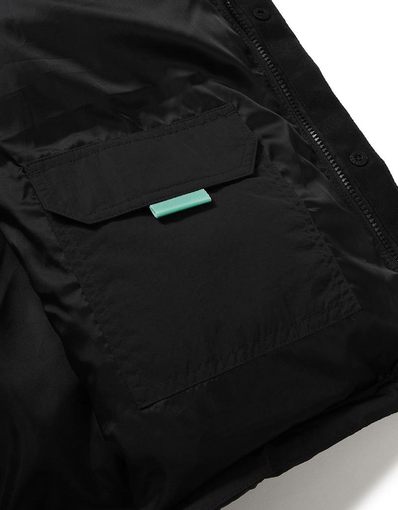 Mmlg [Mmlg] Fishtail Utility Padded Vest (Black)