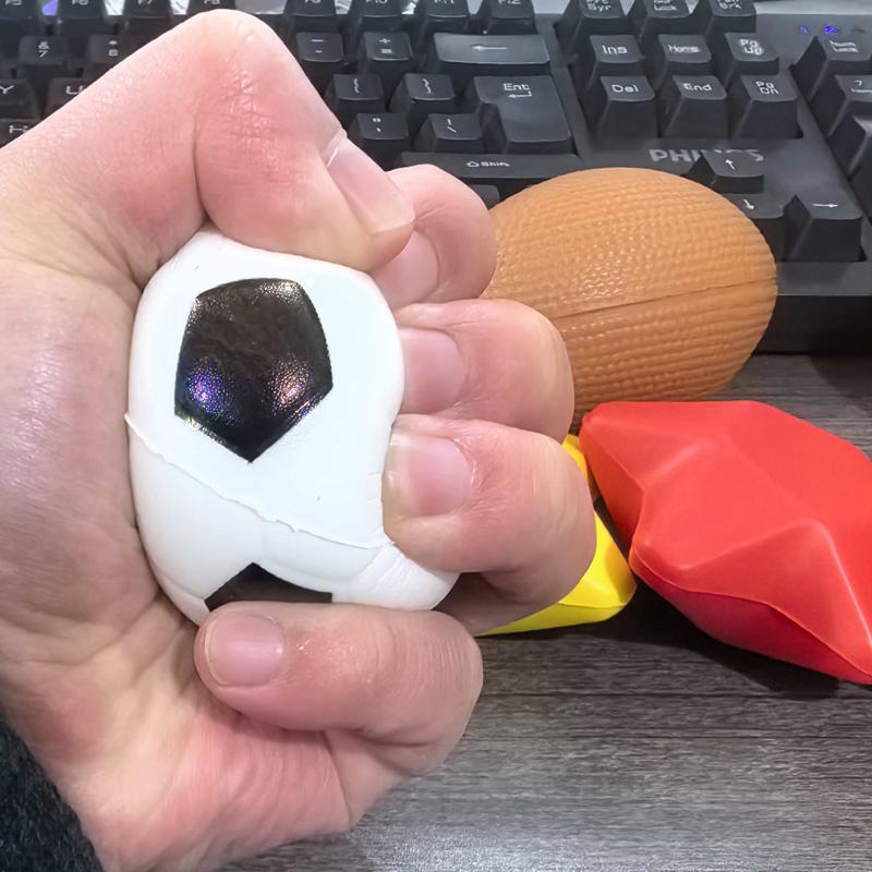Toys Stress Balls Bulk Soft Sponge Squeeze Fidget For Adults Anxiety Relief Relaxing Gadgets Party Favors Gifts Kids Boys Girls