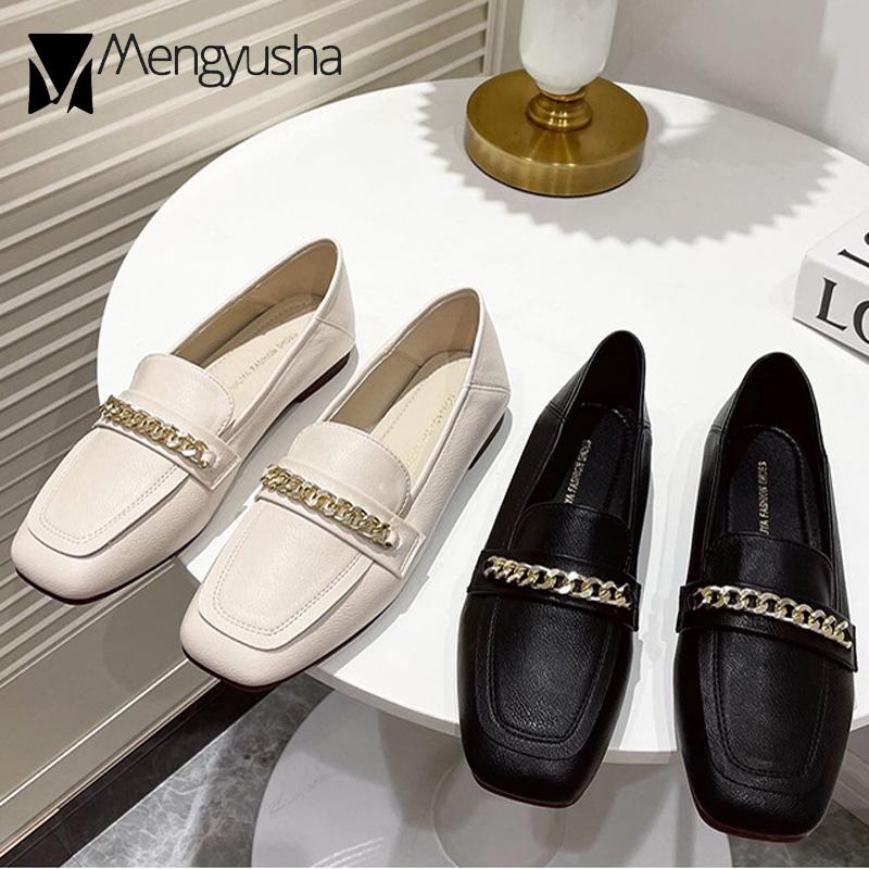 Модные женские туфли на плоской подошве — фото 3