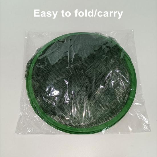 Foldable Fishing Net Portable Prawn Baits Crab Shrimp Net Drop Landing Fishing Pier Harbors Pond Collapsible Net Crab Catch Net Fishing Accessories