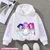 Children's KPop Demon Hunters Hoodies Girls Pink Boy Pink Tops Sweatshirt Long Sleeve Pullovers Coat Autumn Winter Casual Hooded