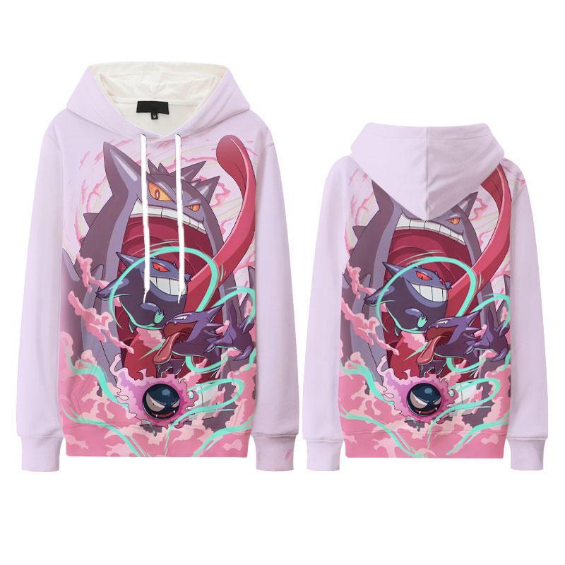 Potdemiel Dame Hettegenser Pokémon Pikachu Tegneserie Hettegensere 3d Trykk Genser Trendy Dame Streetwear Klær For Vår Høst Topper