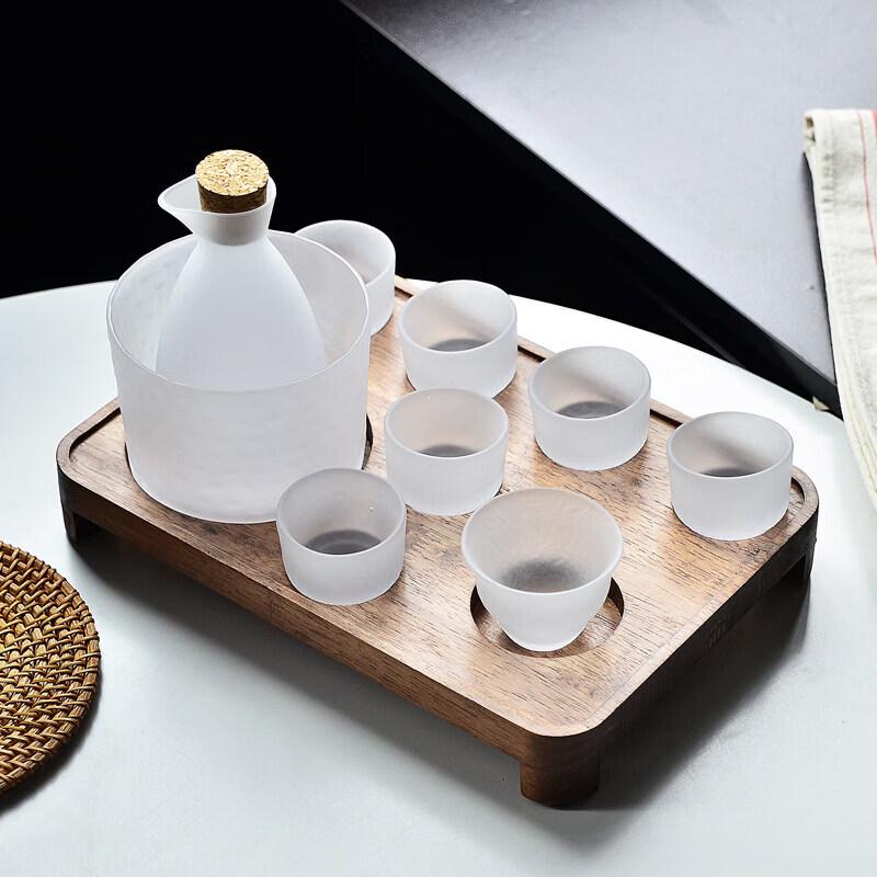 Chixing Gehamerd Glas Sake Set