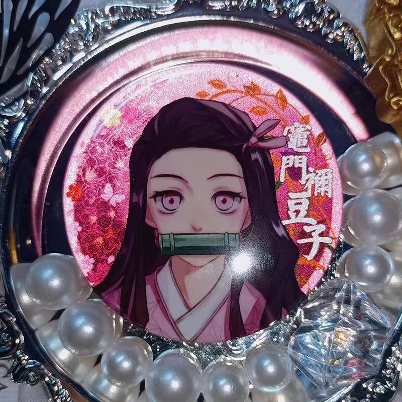 

Demon Slayer Blade Badge Tanjiro Fukuoka Yoshito Unisex Firefly Symphony Reflective Anime Characters Entertaining Play Safe Kid Friendly Fun