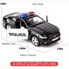 Polizeiauto-Modell im Maßstab 1:36, Zinklegierungs-Druckguss-Rückziehfahrzeuge, Kinderspielzeug für Jungen und Mädchen als Geschenk