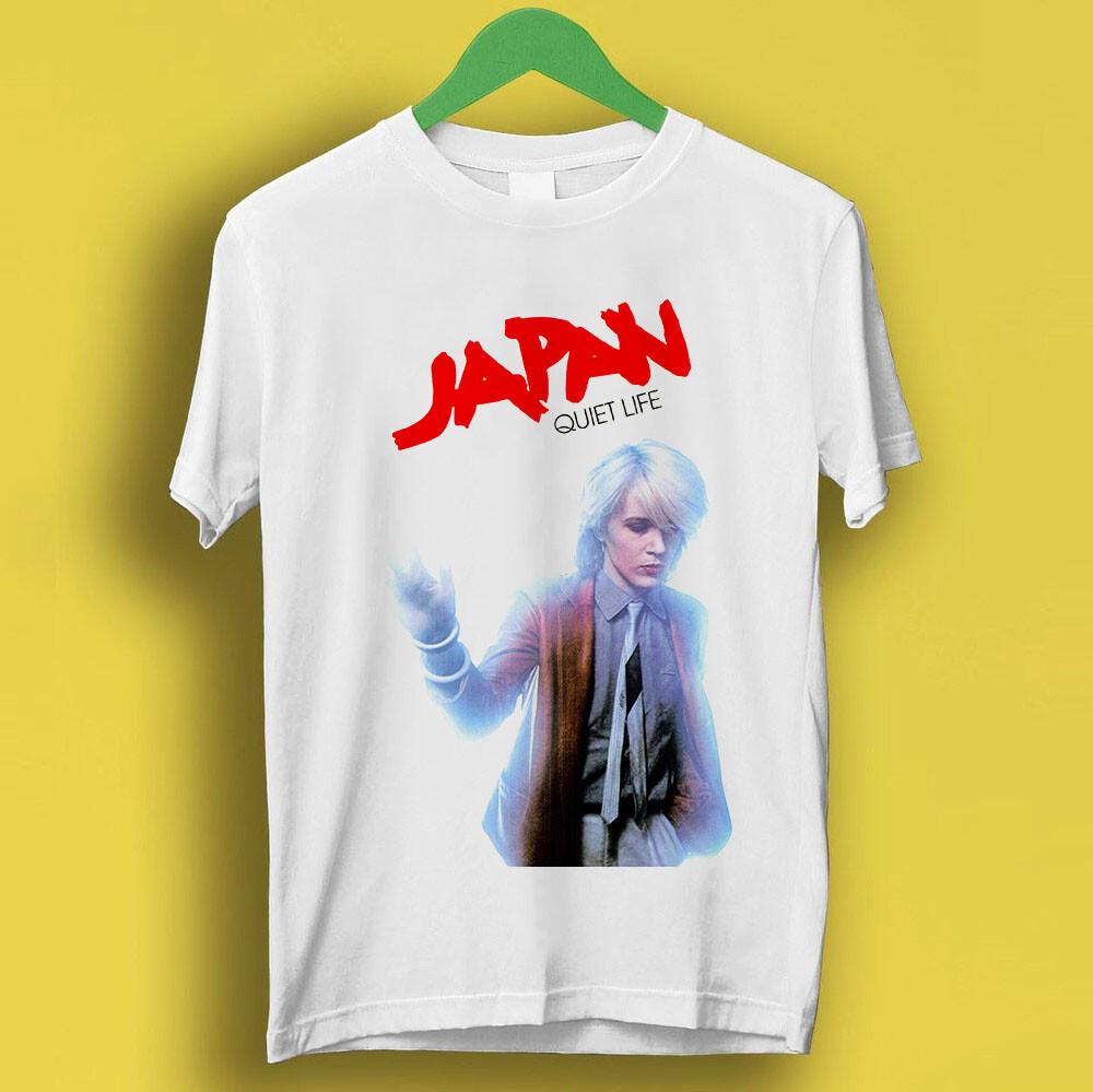 

Japan Sylvian Quiet Life 80s Music Synth Pop New Wave Gift Tee T Shirt P1356 S