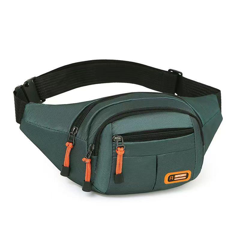 Unisex Waterproof Sports Waist Bag - Large Capacity Multifunctional Chest Bag for Business, Outdoor, and Mobile Phone Use