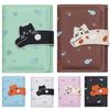 Portable Cartoon Cat ID Card Holder Anti-demagnetization Tri-fold Short Wallet Women Wallets