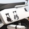 Adesivo Cartoon Border Collie Posteriore, Adesivo Vinilico per Cane Autoadesivo Impermeabile per Decorazione Finestrino Auto Paraurti