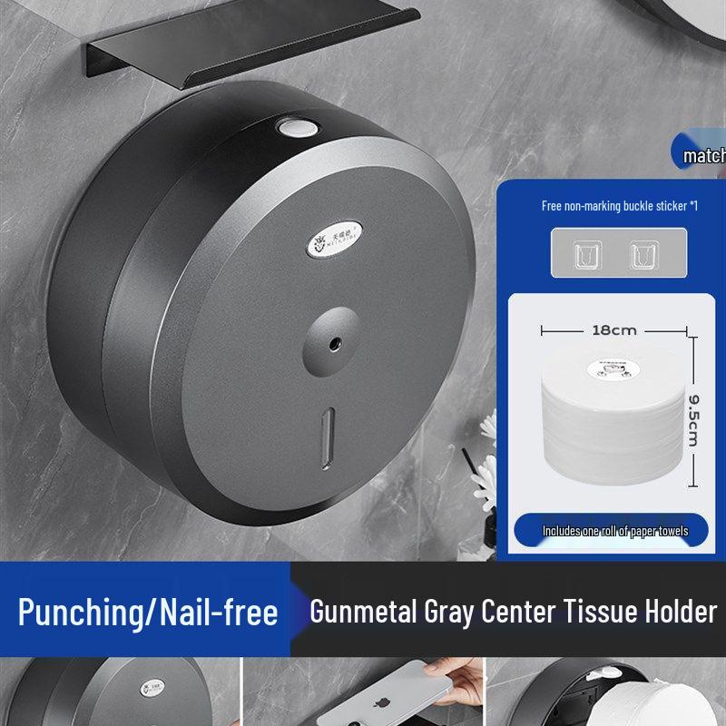 Large Waterproof Wall-Mounted Paper-Saving Tissue Box for Hotels