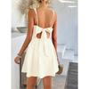 Women's Solid Color Dresses Elegant Style Solid Color Straps Short Dresses