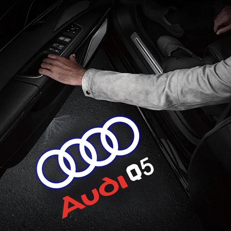 For Audi S4 Car Door AUDI Welcome Light Led HD Projector Lamp For Audi A3 A4 B8 8P 8V A6 C7 A5 Q5 B7 B6 SLINE QUTTRO RS Q3 Q7 S3 S4 S5 S6 S8