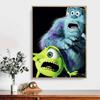 5D Diy Diamond Painting A Frightened Monster Full Drill Rhinestones Mosaic Embroidery Handmade Products Home Decor Gift