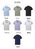 Seagull Collar Men's Casual Solid Color Short Sleeve Polo Shirt