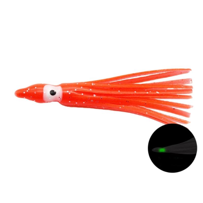 50Pcs Trolling Skirt Lures Glow Fishing Baits Fishing Tackle Baits Squid Skirts Artificial Baits Fishing Lures