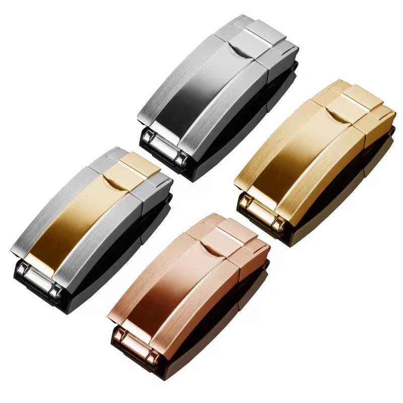 

Резиновый ремешок Daytona Submariner Складная застежка и Пряжка-регулятор Аксессуары серебряный