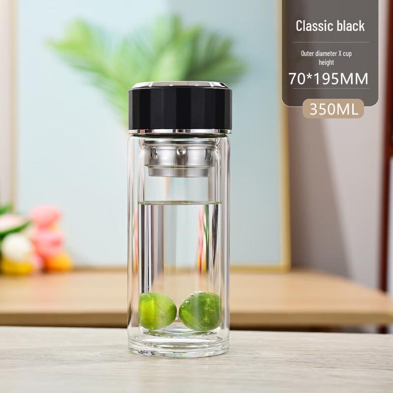 Shangqi Double-Layer Borosilicate Glass Tea Mug