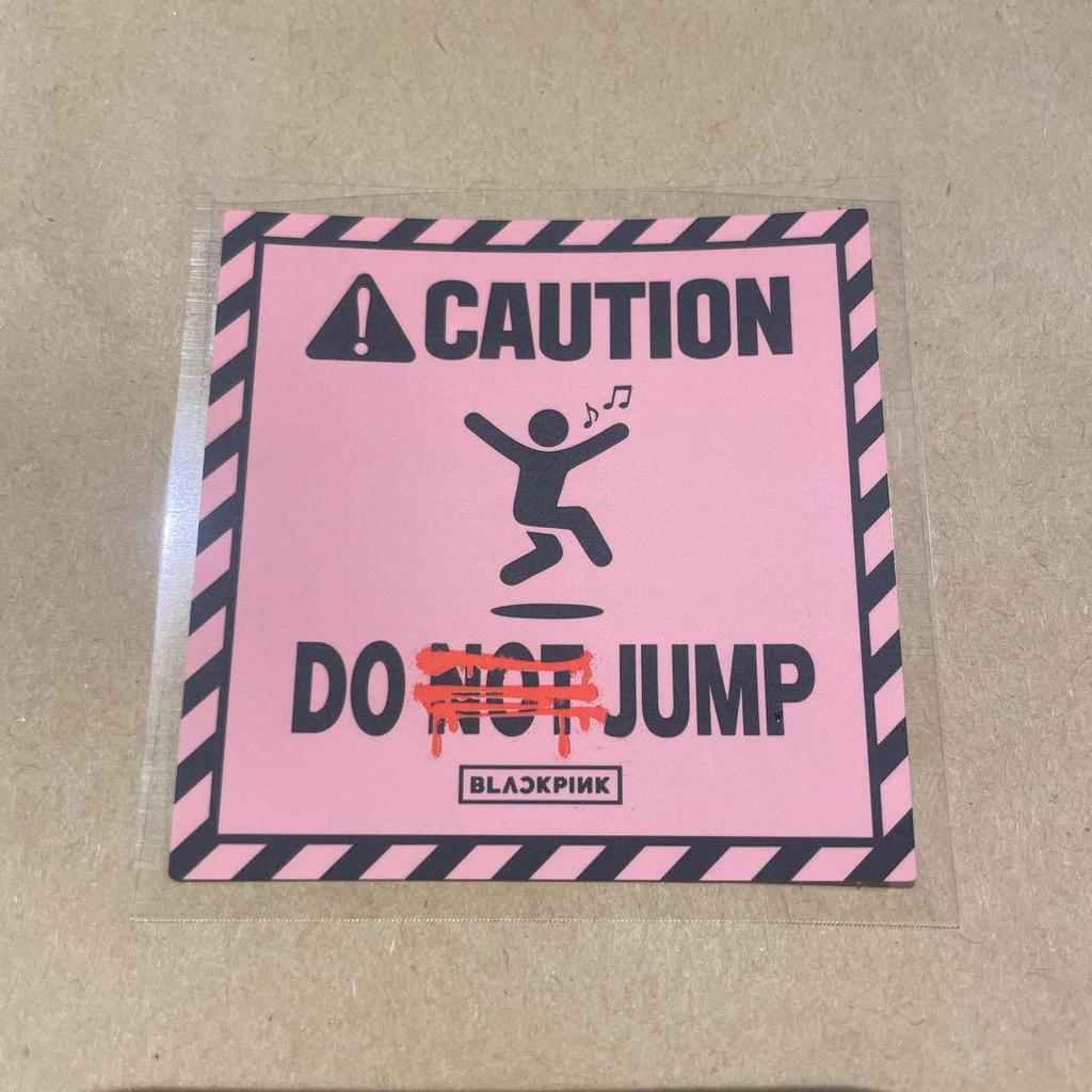 [USED] BLACKPINK DEADLINE Sticker Seal MD Seoul