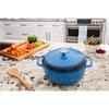 Lodge Enamel Dutch Oven, Blue, 5.7L, EC6D33