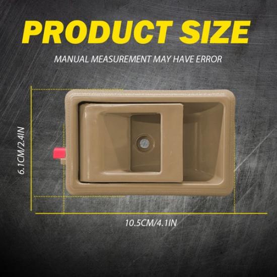2x Beige Interior Door Handle Armrest For Toyota Pickup 4Runner EOOH