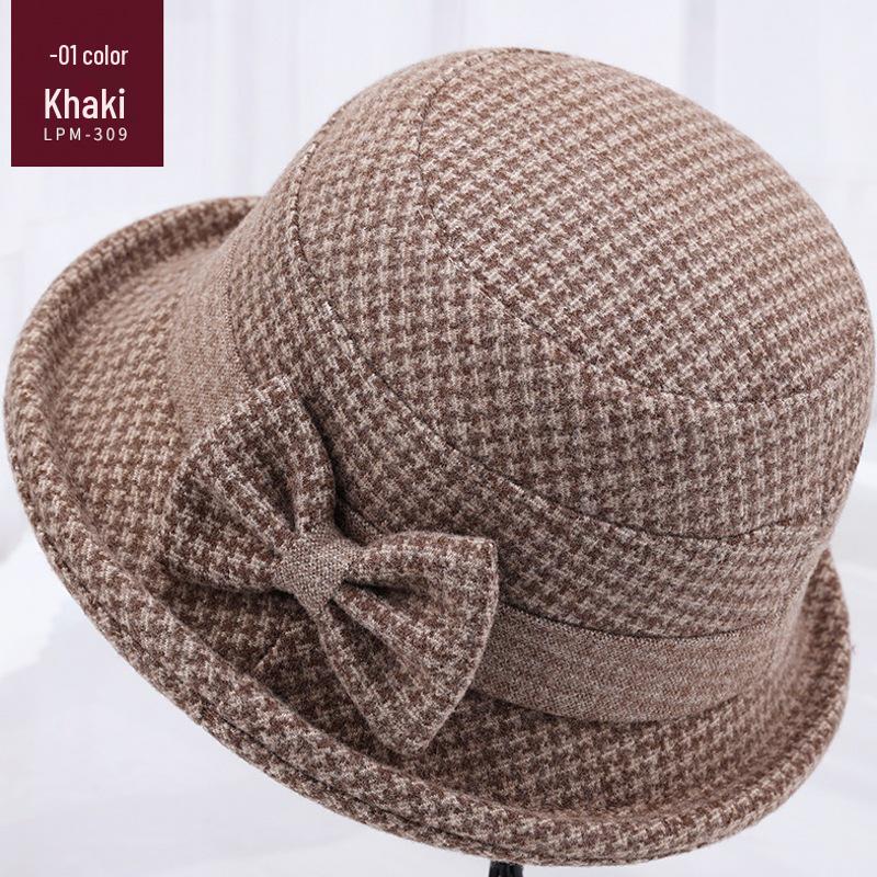 Chapeau de pêcheur d'automne et d'hiver pour femmes de tous âges - Style Fedora chaud