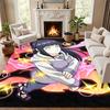 Hyuga Hinata Carpet Door Mat for Living Room or Bedroom Protective Mat Under Chair Office Decoration Christmas Gift Birthday Present