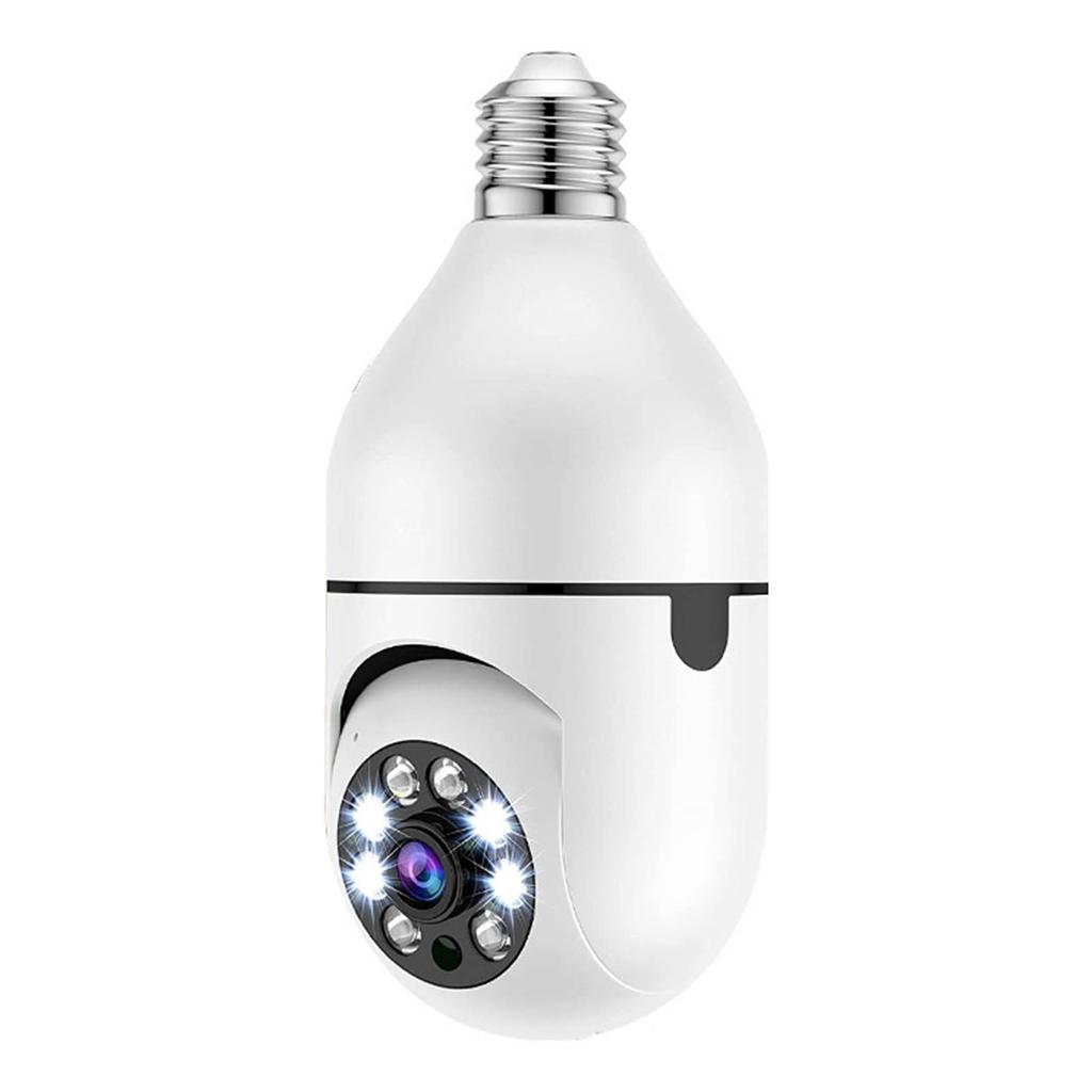 Bulb Camera HD Wireless Motion Detection Alarm Night Vision Clear Images WiFi E27 Socket Camera for