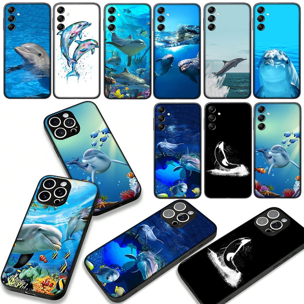 Phone Cover for Xiaomi Poco X7 X6 X5 F7 F6 F8 Ultra F5 M6 M7 M8 Pro C85 C75 C65 C71 C61 Case Dolphin Animal Casing