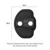 4pcs For Tesla Model 3/Y Highland Juniper Easy To Assemble Silicone Car Door Lock Covers Protective Decoration Case Accessories