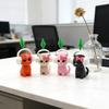 Cute Mini Cat Ornament 3D Printed Cat Figurine Car Dashboard Decor Funny Vehicle Interior Accessory for Home Office Decor