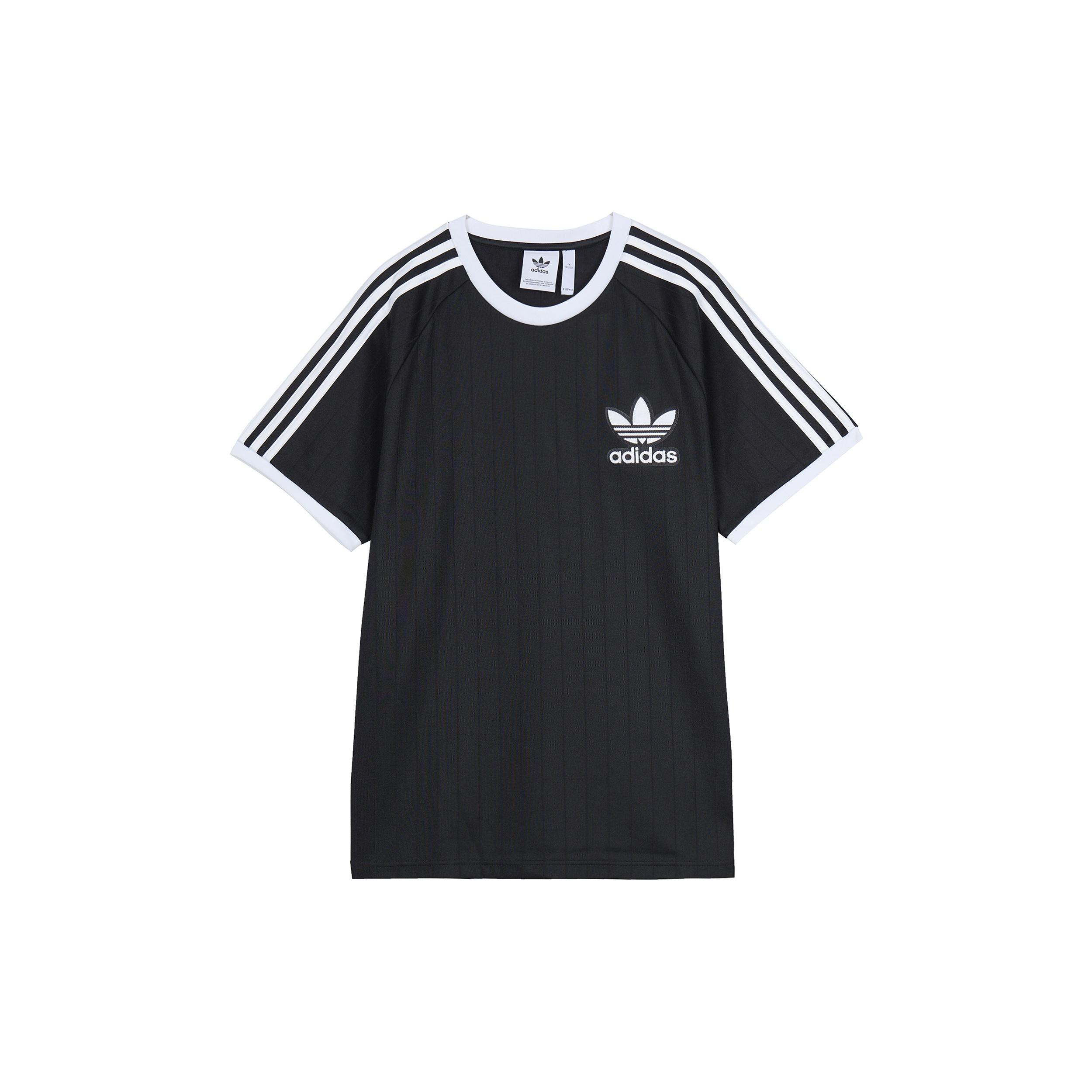 adidas originals BASEBALL TEE Athleisure Casual Sports Short Sleeve Black Men s DV1621 M