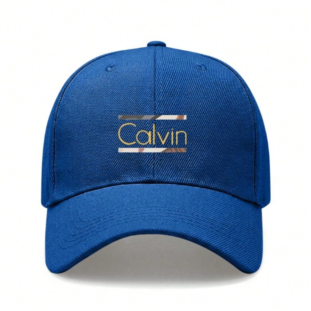 Cappellino da Baseball Calvin Minimalista - Unisex Leggero Traspirante Poliestere Regolabile Casual Moda Cappellino da Baseball Per Sport all'Aperto Passeggiate in Città