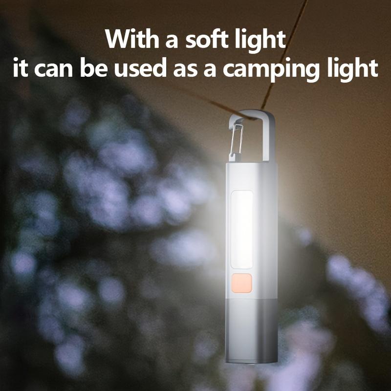 High lumen flashlight with variable zoom charging, suitable for camping, hiking, and home use Camping light and barbecue light
