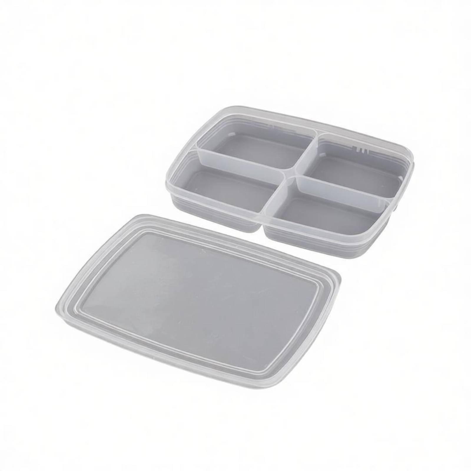 Stackable Food Portion Box Compartmentalized Refrigerator Container Meal Meal Meal Prepparation Convenient Adaptable for Parents