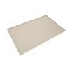 Pet Feeding Mat Puppy Pattern Waterproof Slip Resistance Small Food Grade Silicone Dog Food Mat for Floors Beige