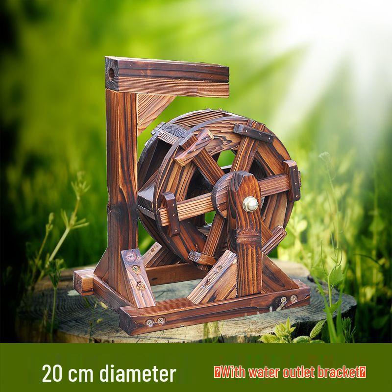 

Black Scorpion Fish Pond Water Wheel
