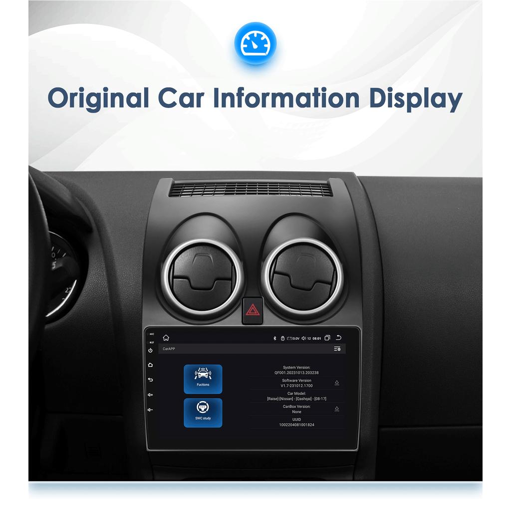 Hizpo 8G+128G AI Voice Car Radio Android Auto Multimedia for Nissan Qashqai J10 2006 2007 2008-2013 Carplay 4G NET 2Din GPS Autoradio