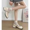 Skinny British style summer Internet celebrity single shoes women's fried street high value shallow mouth spring retro explosion Mary Jane shoes
