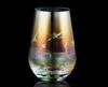 500ml Royal Court Red-crowned Crane Glass Chinese Style Drink Cup Gold Silver Burning Lucky Whisky Tumbler Beer Mug Water Teacup